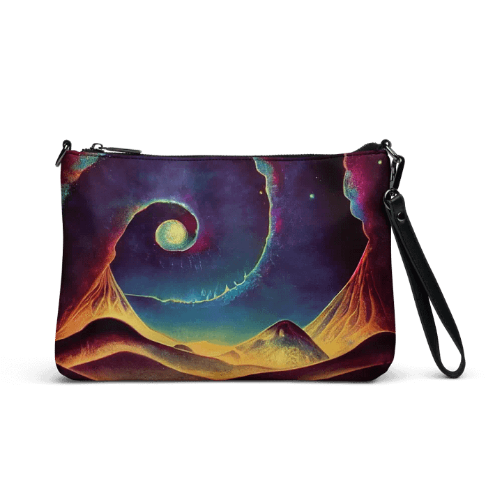 faux leather Cosmic Dream All-Over Crossbody Bag product image (1)