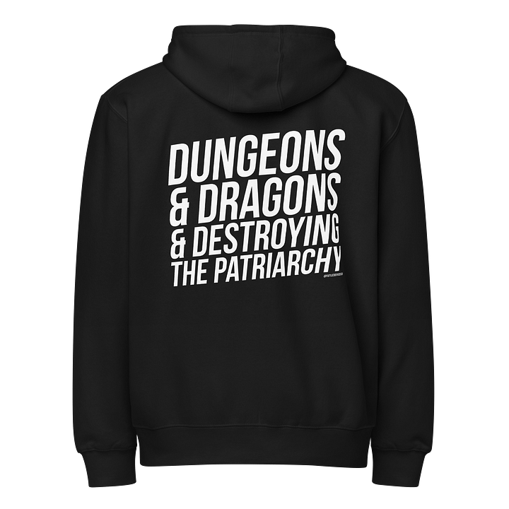 FUTILE DEVICE: DESTROYING THE PATRIARCHY (ZIP-UP HOODIE) product image (2)