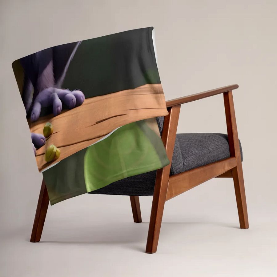 Endangered Species - Mexico - Spider Monkey Throw Blanket product image (5)