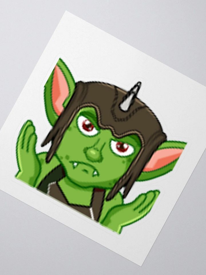 Shrug Kiss Cut Sticker product image (2)