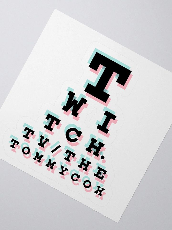 Eye Chart Sticker product image (2)