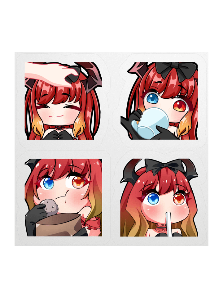 ScarLight Crimson, Emotive Sticker Set. product image (1)