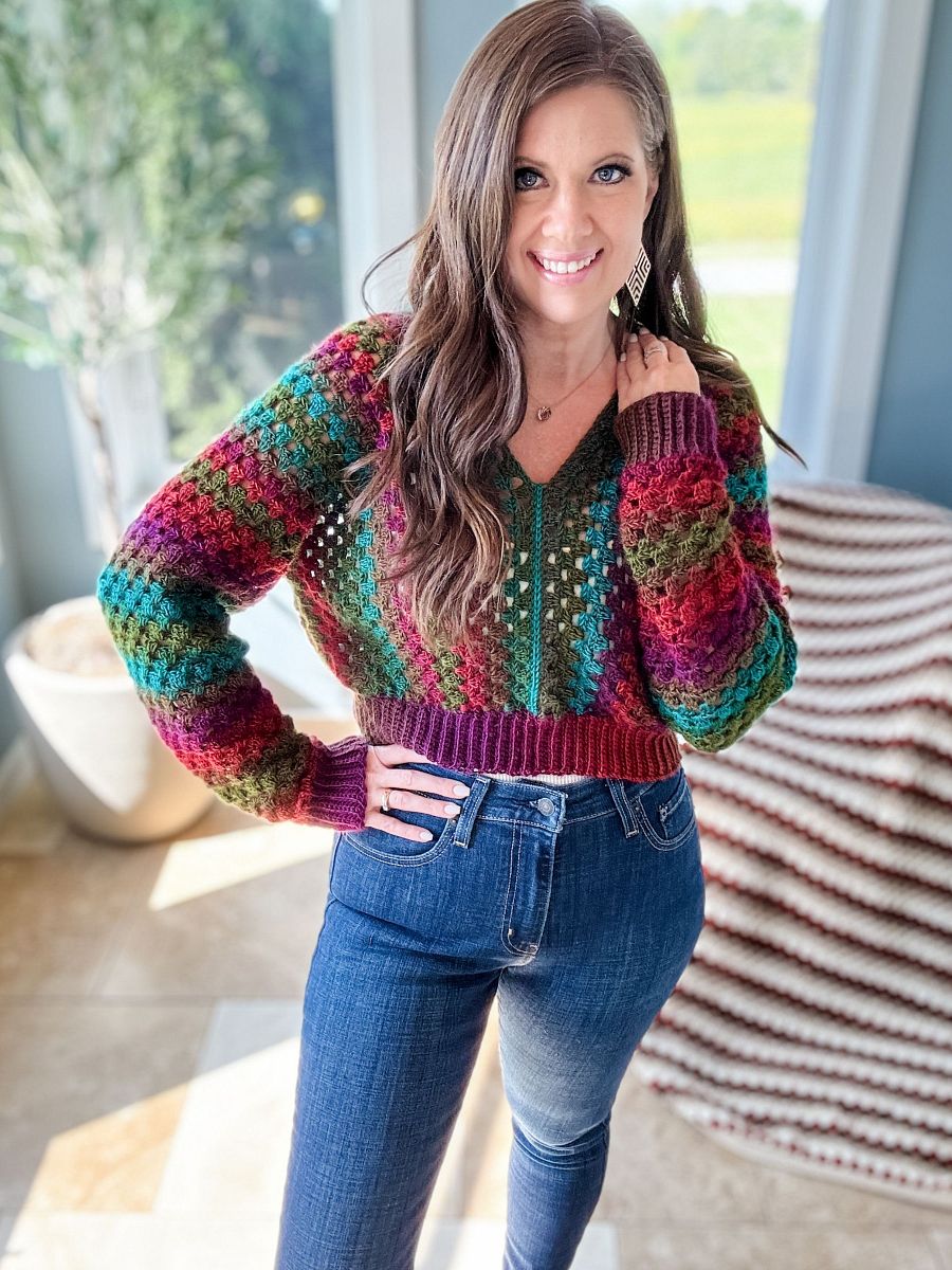 Wapta Falls Pullover Crochet Pattern product image (4)