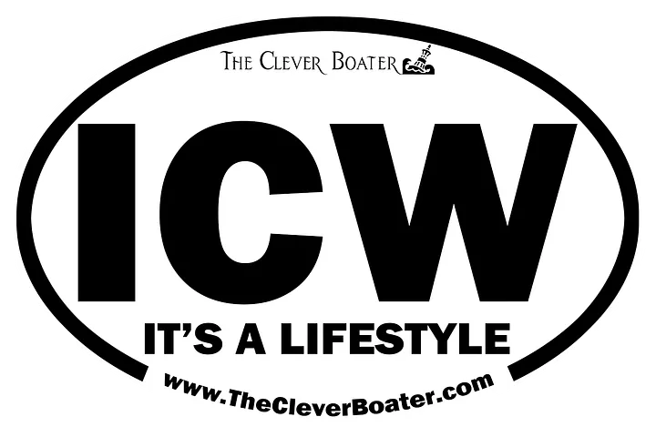 ICW - IT'S A LIFESTYLE - Euro style bumper sticker 4.5x3 inches product image (2)