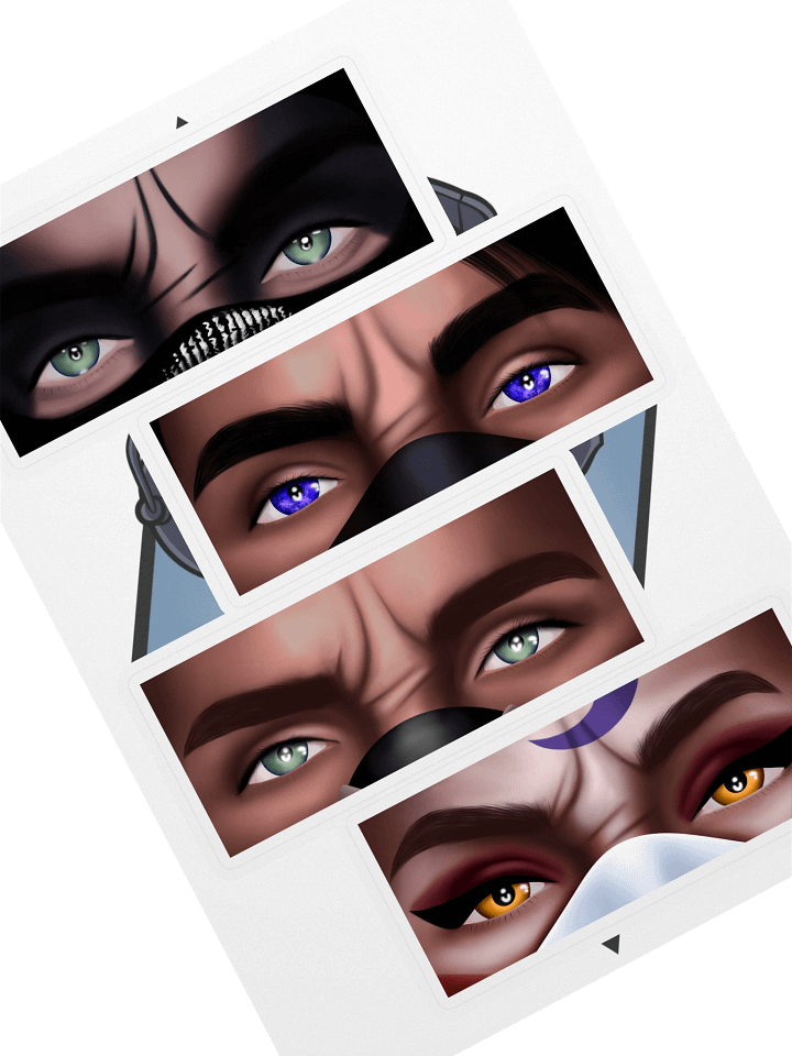 Eye Stickers - Sheet 1 product image (1)