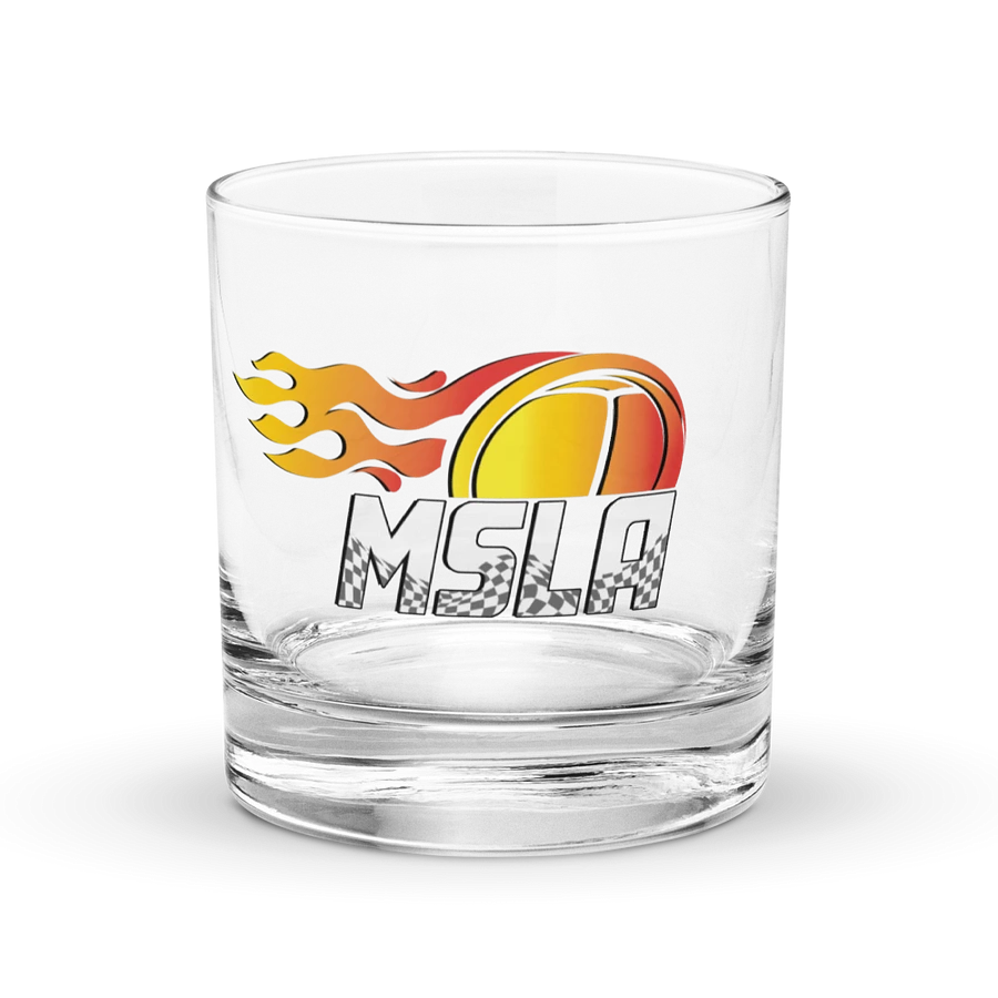 MSLA Logo Rocks Glass product image (5)