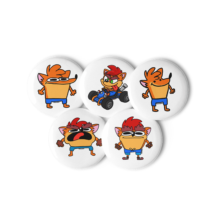 crach banooka button set!! product image (3)