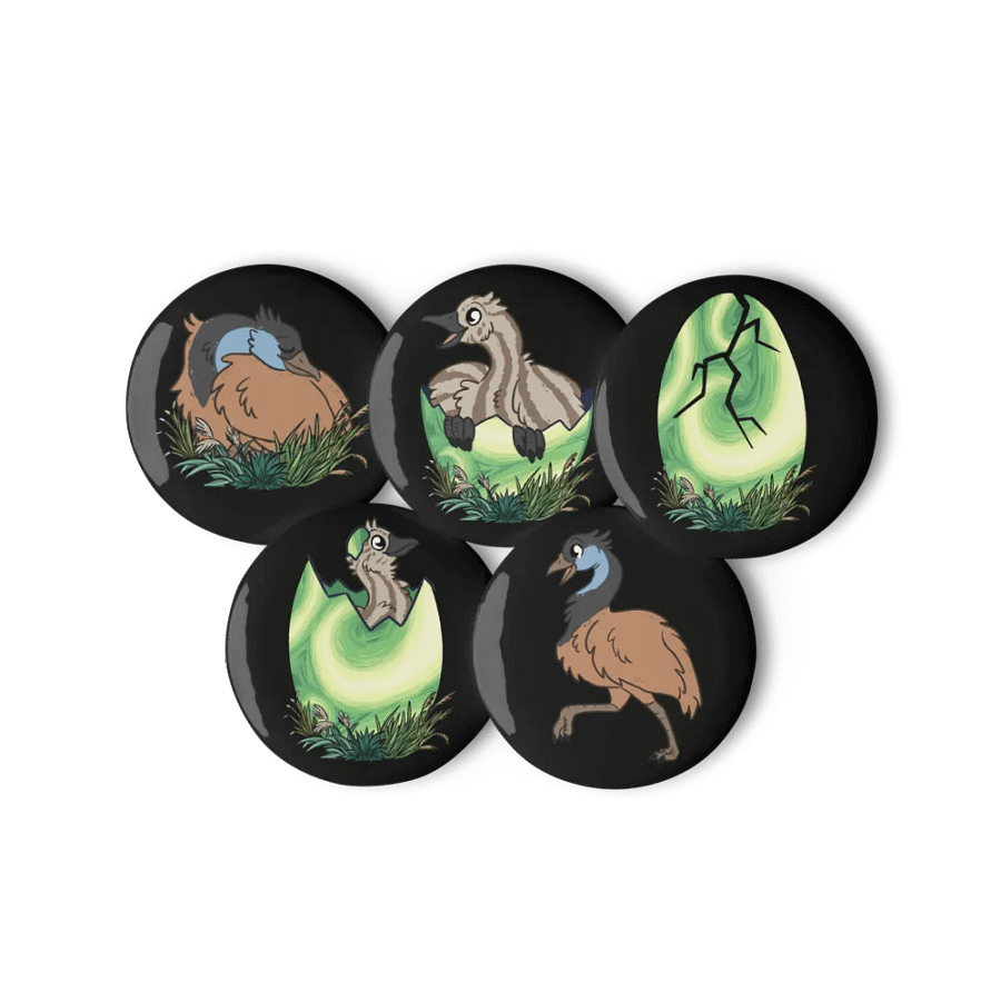 RAWR Breeze Pins - Small Black product image (1)