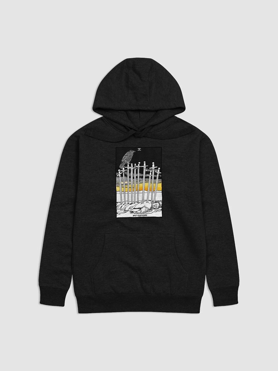 Edgar Allan Poe Ten of Swords Tarot Card Hoodie product image (2)