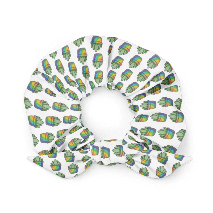 Rainbow Alloe Plant Scrunchie product image (2)