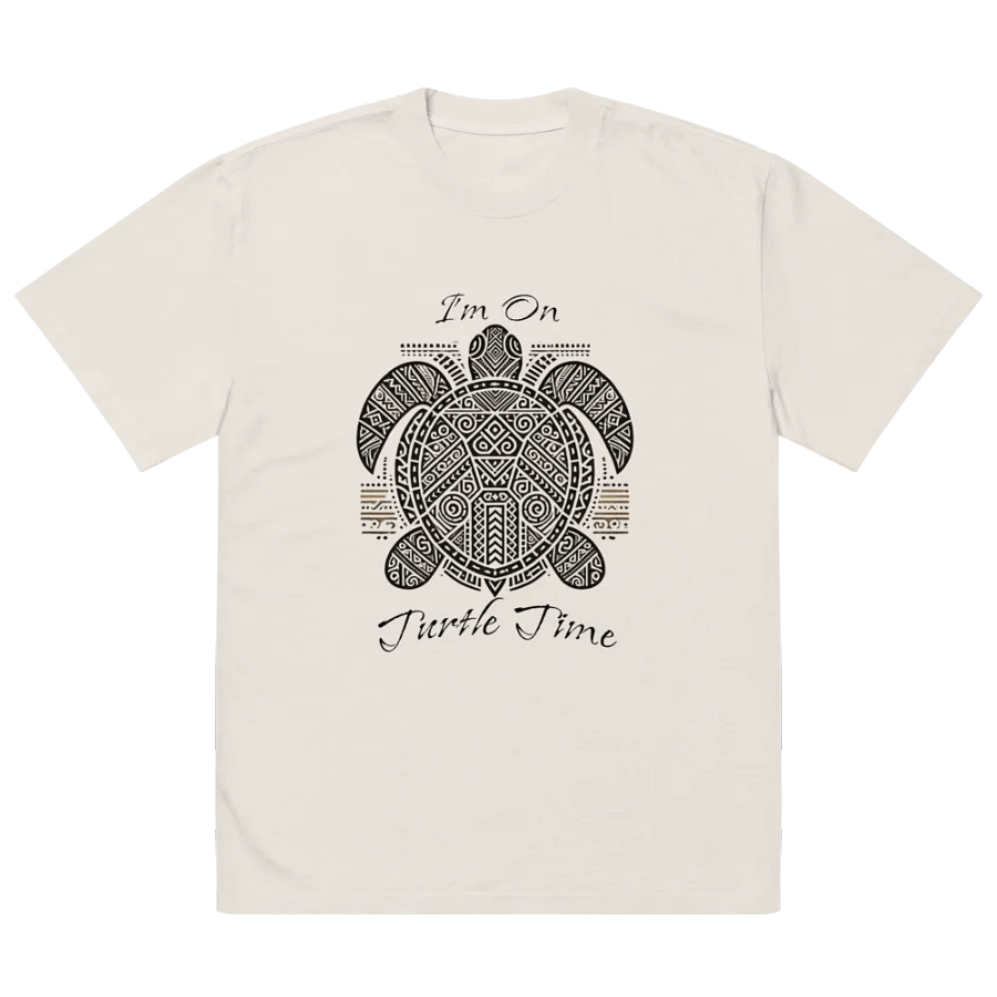 Tribal Turtle Art Print Tee | Islander Relaxation Decor | Unique Beach Shirt for Nature Lovers & Gift Ideas product image (2)