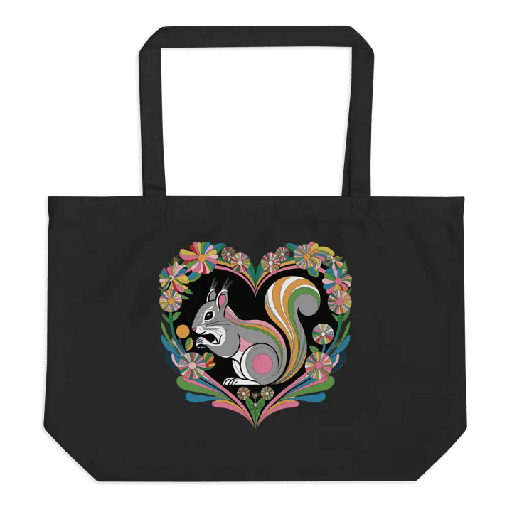 Heartfelt Squirrel Eco Tote product image (1)
