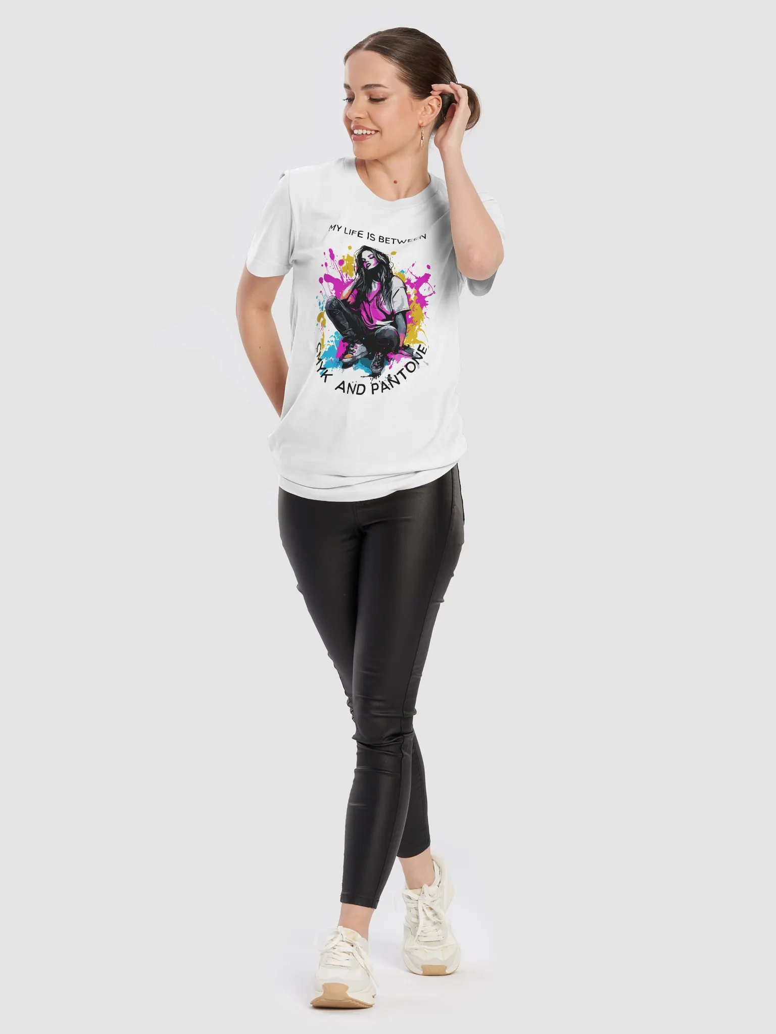 CMYK and Pantone Themed T-Shirt for Graphic Designers product image (4)