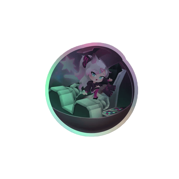 Kristi Pilot Pup Sticker 2 product image (2)