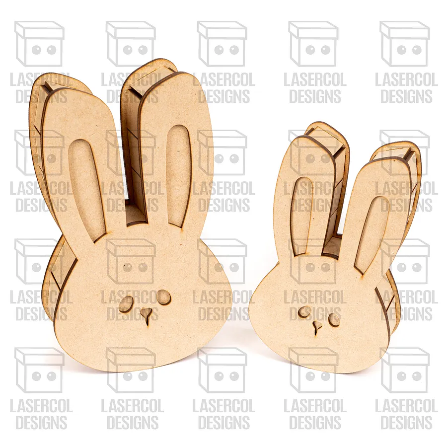Easter Bunny Shaped Boxes Set 3 - Laser Cut Files product image (3)