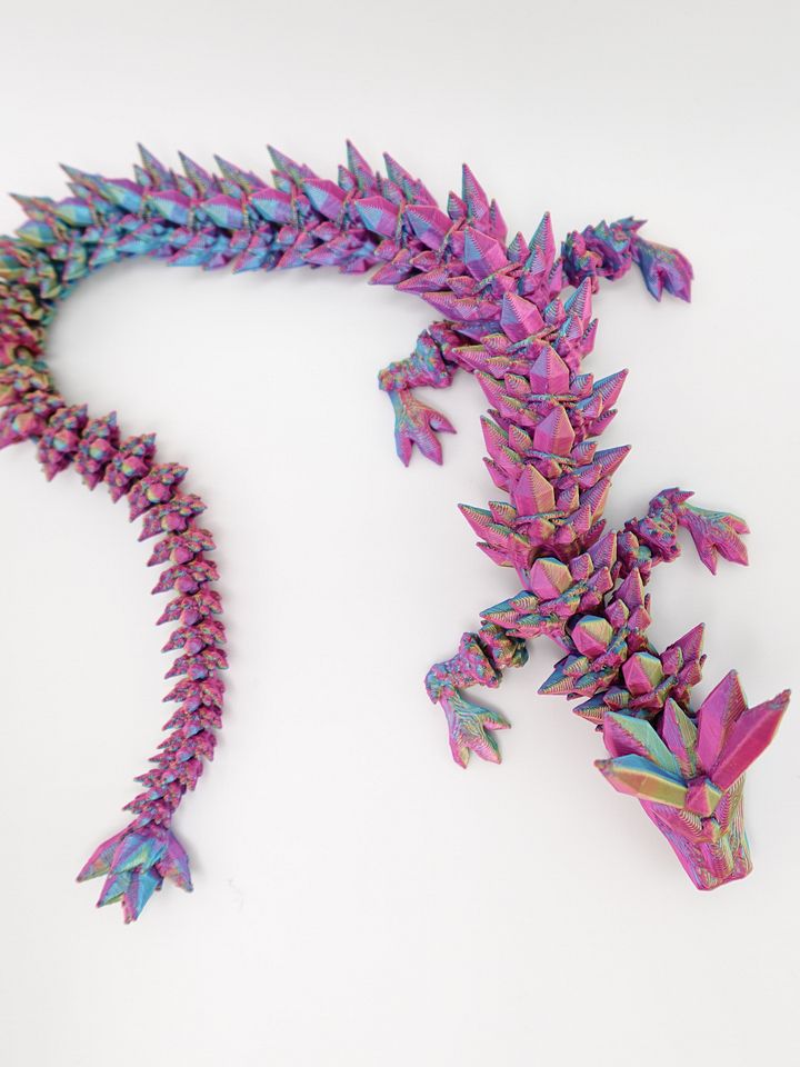 Silk golden Purple Red Blue Baby Dragon product image (2)