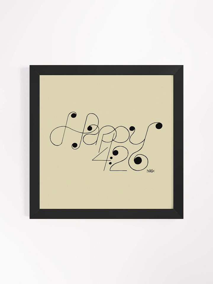 Happy 420 - White 12" product image (1)