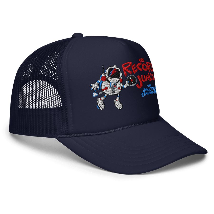 The Record Junkies I-40 Foam Trucker Hat product image (3)