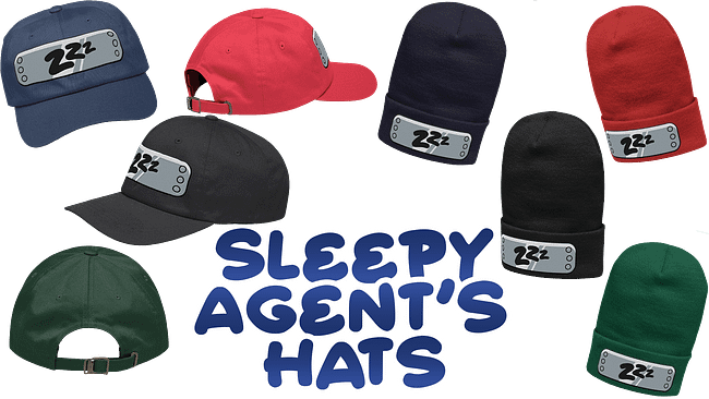 Sleepy Agent's Hats