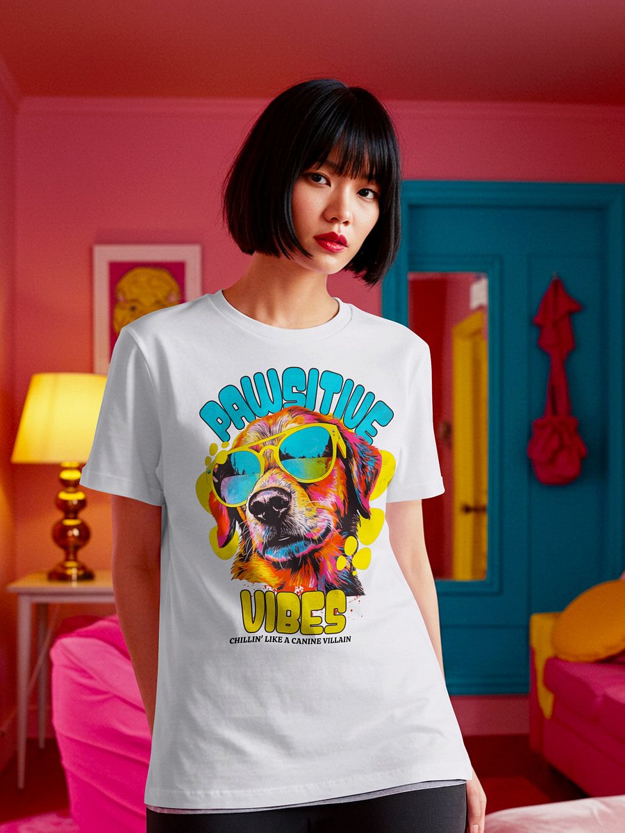 Women's Pawsitive Vibes T-Shirt product image (13)