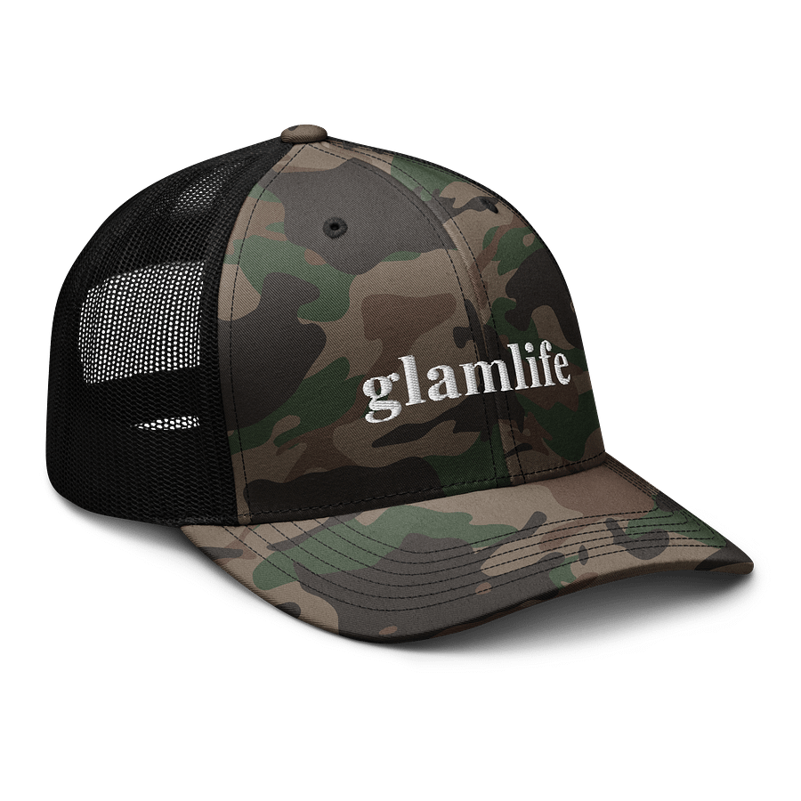 Glamlife Camo Trucker Hat product image (8)
