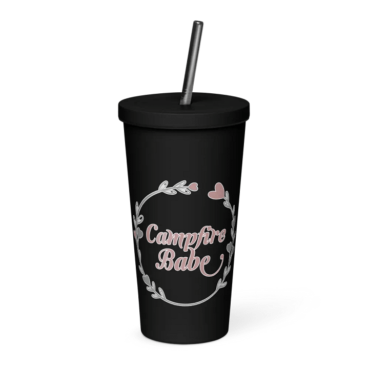 Campfire Babe Wreath Insulated Tumbler product image (1)