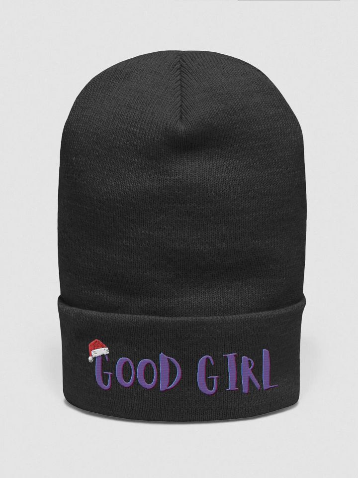 CHRISTMAS GOOD GIRL BEANIE product image (1)