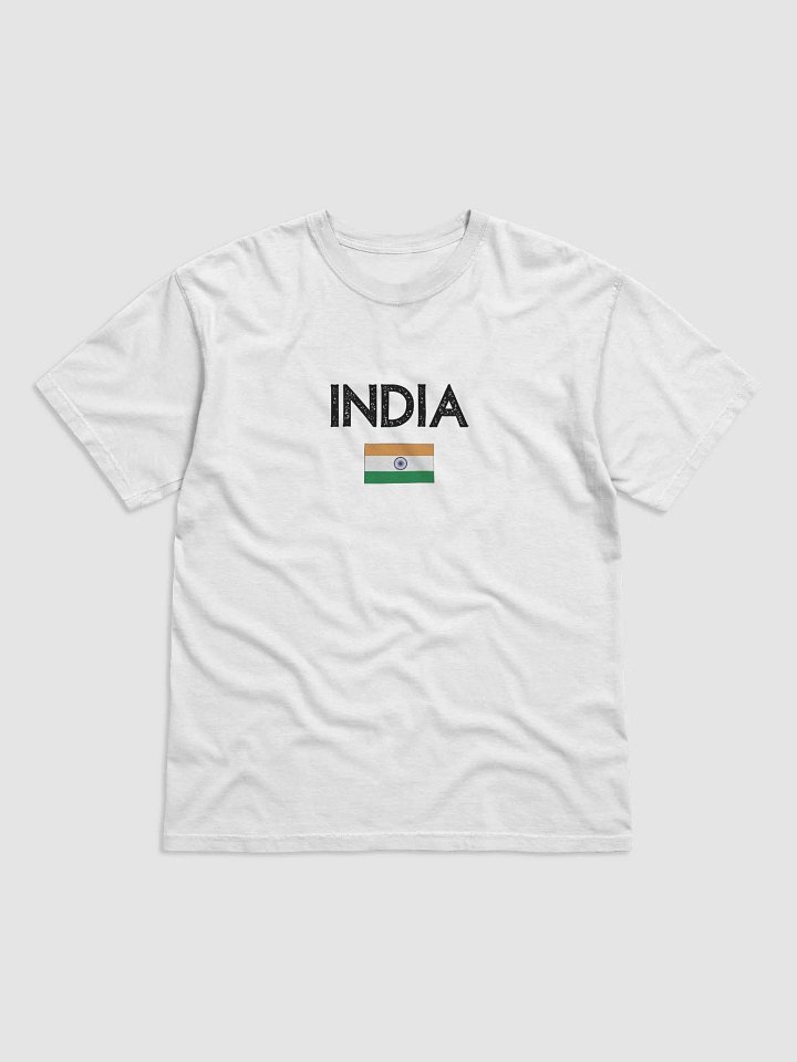 India Flag Tricolor Pride Cotton T-Shirt product image (2)