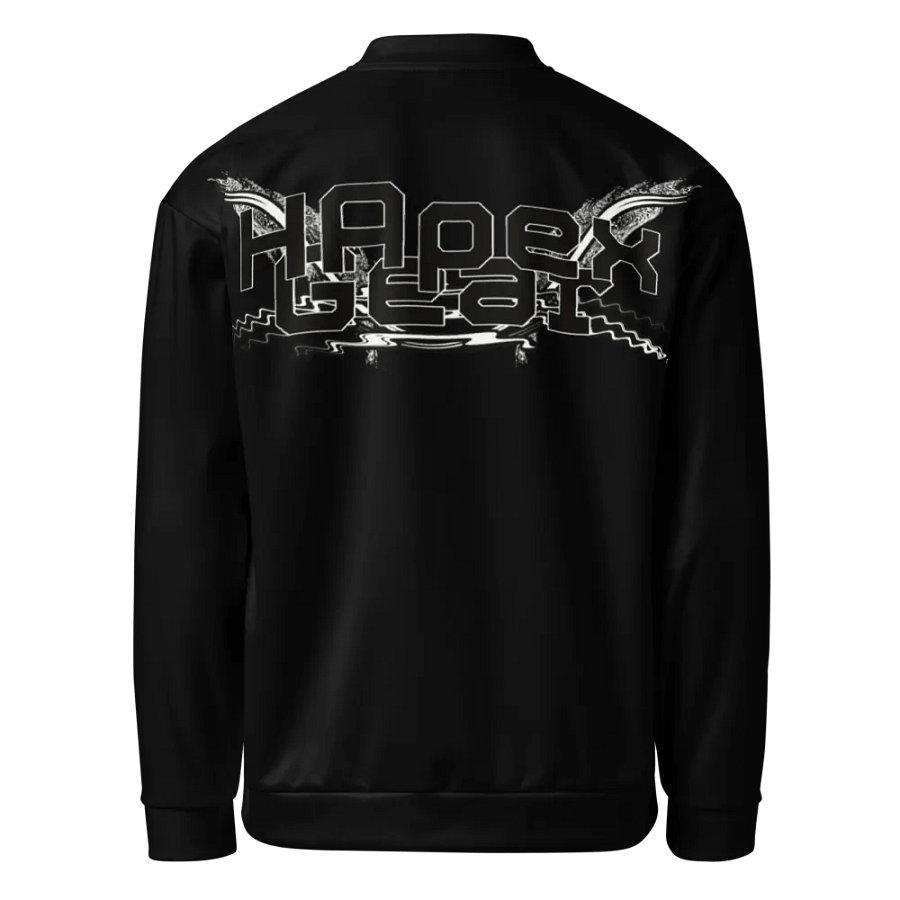 Bomber Jacket - Black - Black HApex Gear White Logo product image (2)