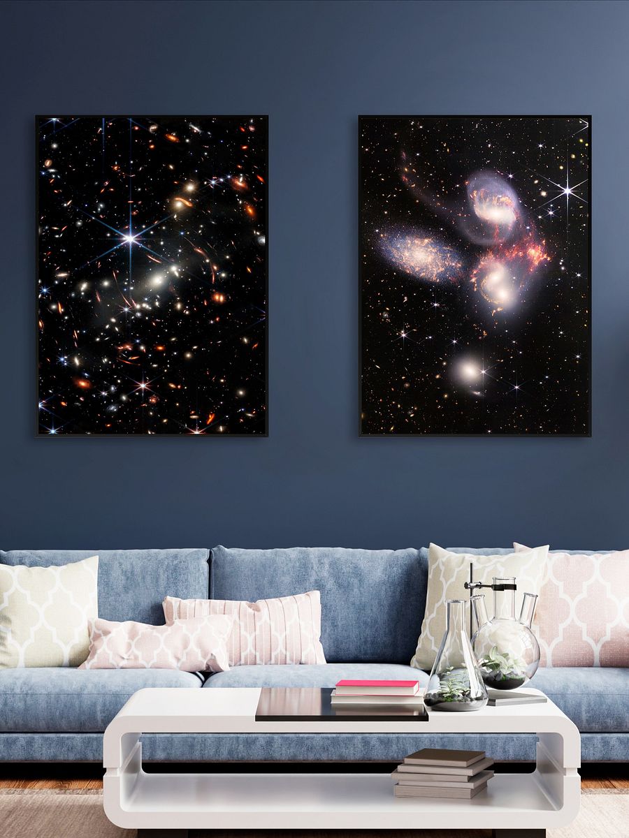 James Webb's First Deep Field (James Webb/JWST) — space poster, science poster, space photo, space art, jwst picture product image (2)
