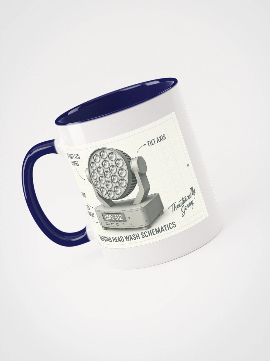 Theatrically Jerry: "Moving Head Wash Schematics" Coffee Mug product image (8)