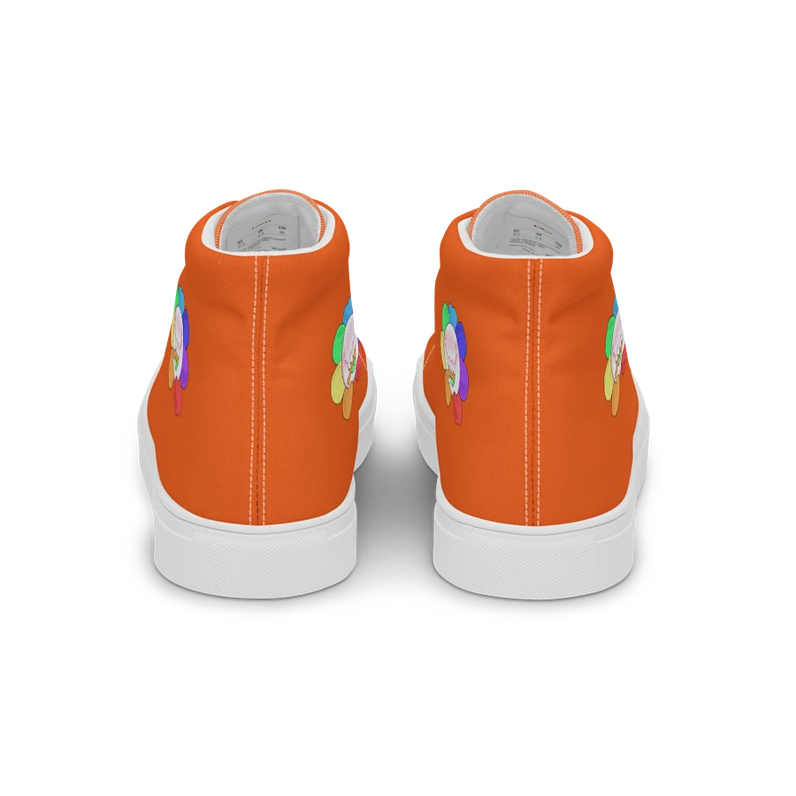 Orange and White Flower Sneakers product image (3)