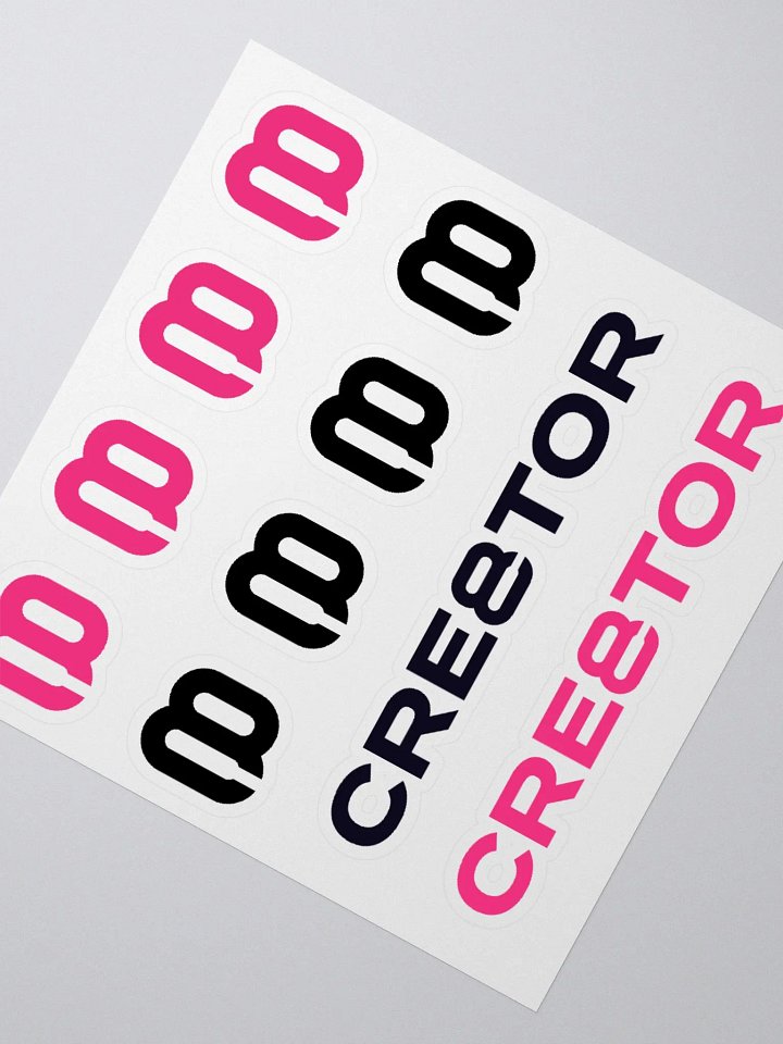 Cre8tor - Dual Logo Stickers product image (2)