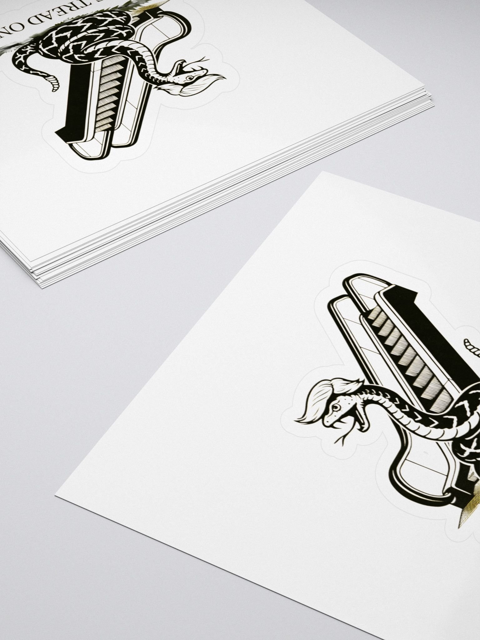 Rebel Snake Escalator Kiss Cut Stickers product image (4)