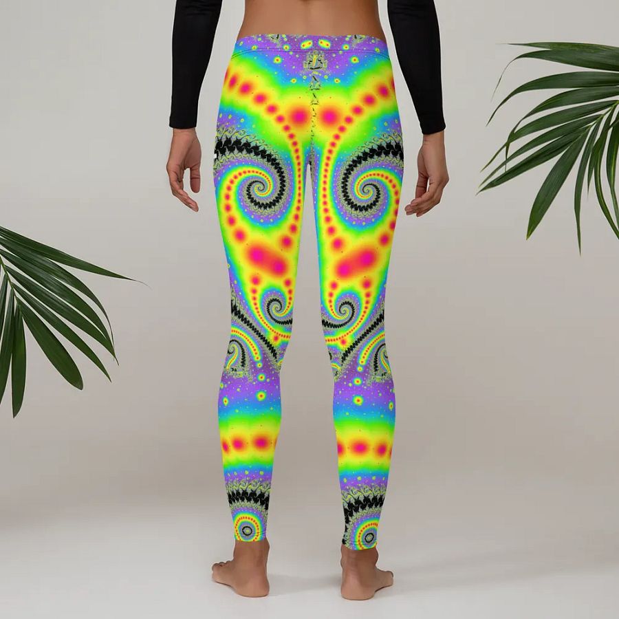 Fractal Leggings - Fluorescent Nebula product image (12)