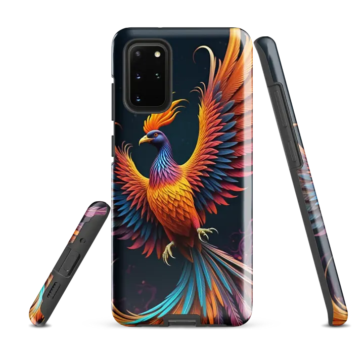 Tough Phone Case for Samsung® - Colorful Phoenix product image (2)