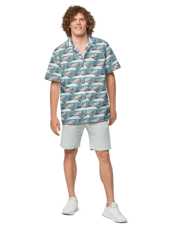 Tropical Stripes | Unisex Hawaiian Shirt product image (1)