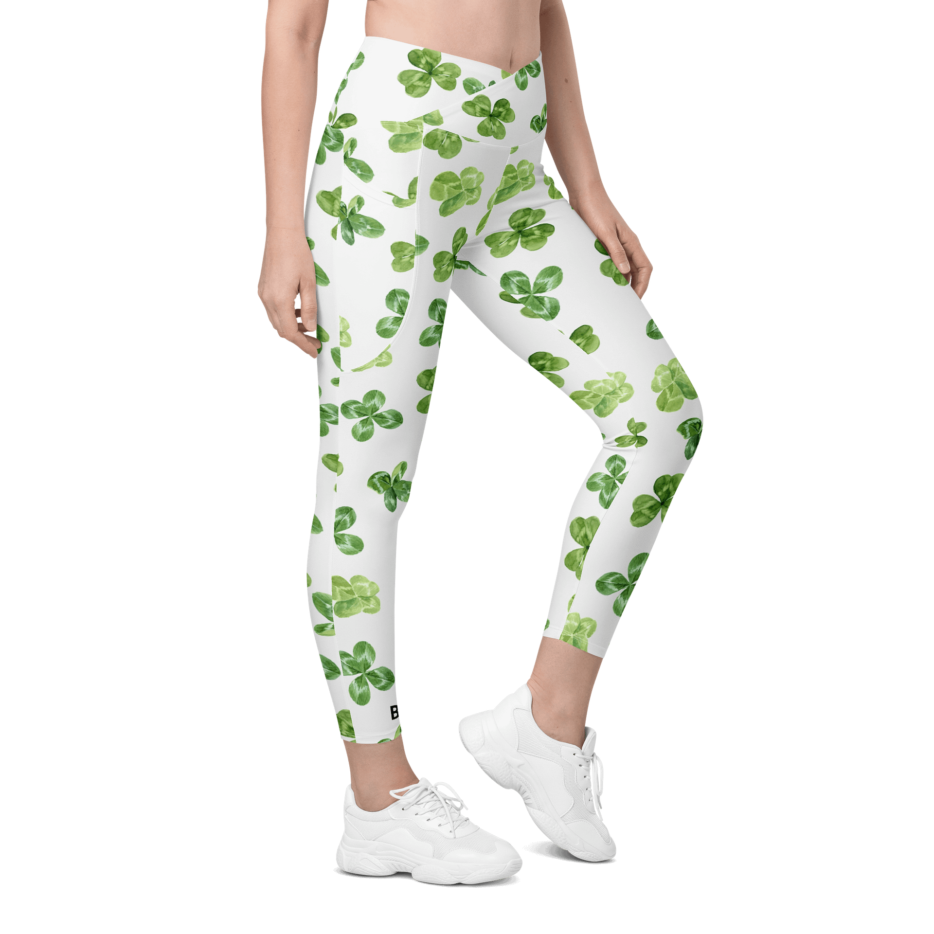 Barry Grady 'Lucky Clover' All-Over Leggings with Pockets product image (5)