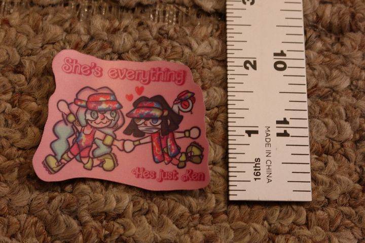 Obanai and Mitsuri Barbie Sticker product image (2)