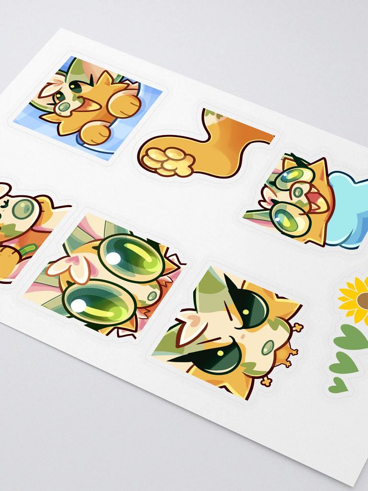 Milu Emote Sticker Sheet product image (1)