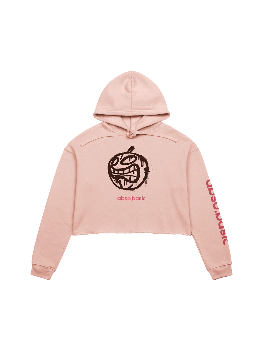 Rotten Apple Graffiti Crop Hoodie product image (4)