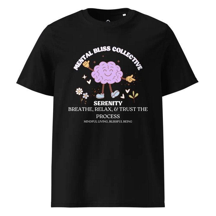 Serenity, Breathe, Relax, & Trust the Process Unisex Organic Cotton Tee - Serenity in Every Step product image (6)