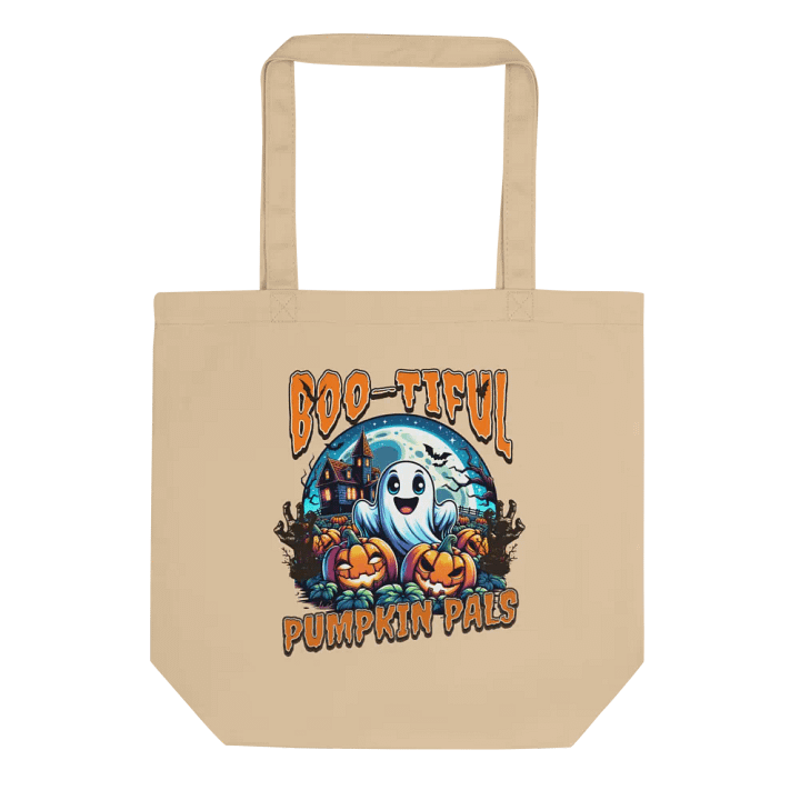 Boo-tiful Pumpkin Pals Organic Tote Bag product image (1)