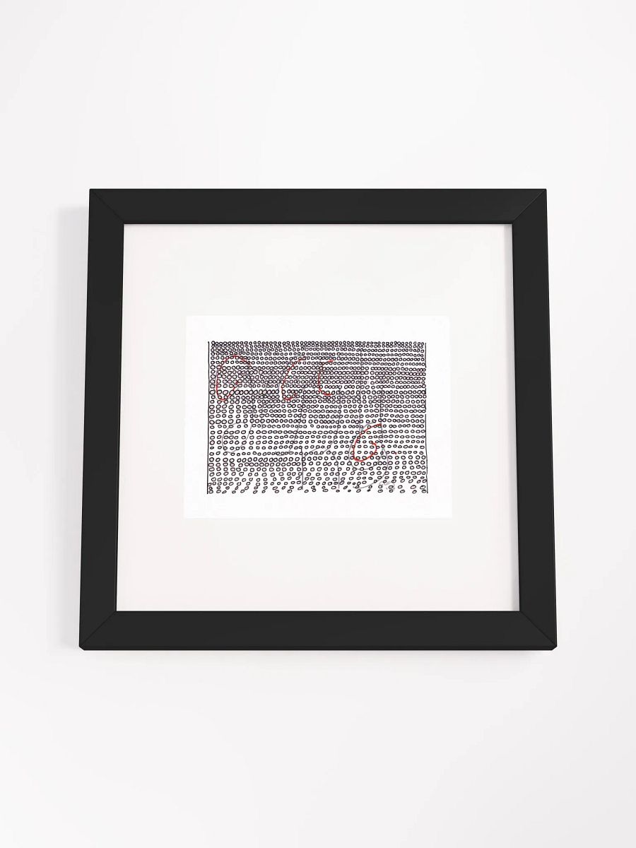 giggling Panel Card Print Framed product image (1)