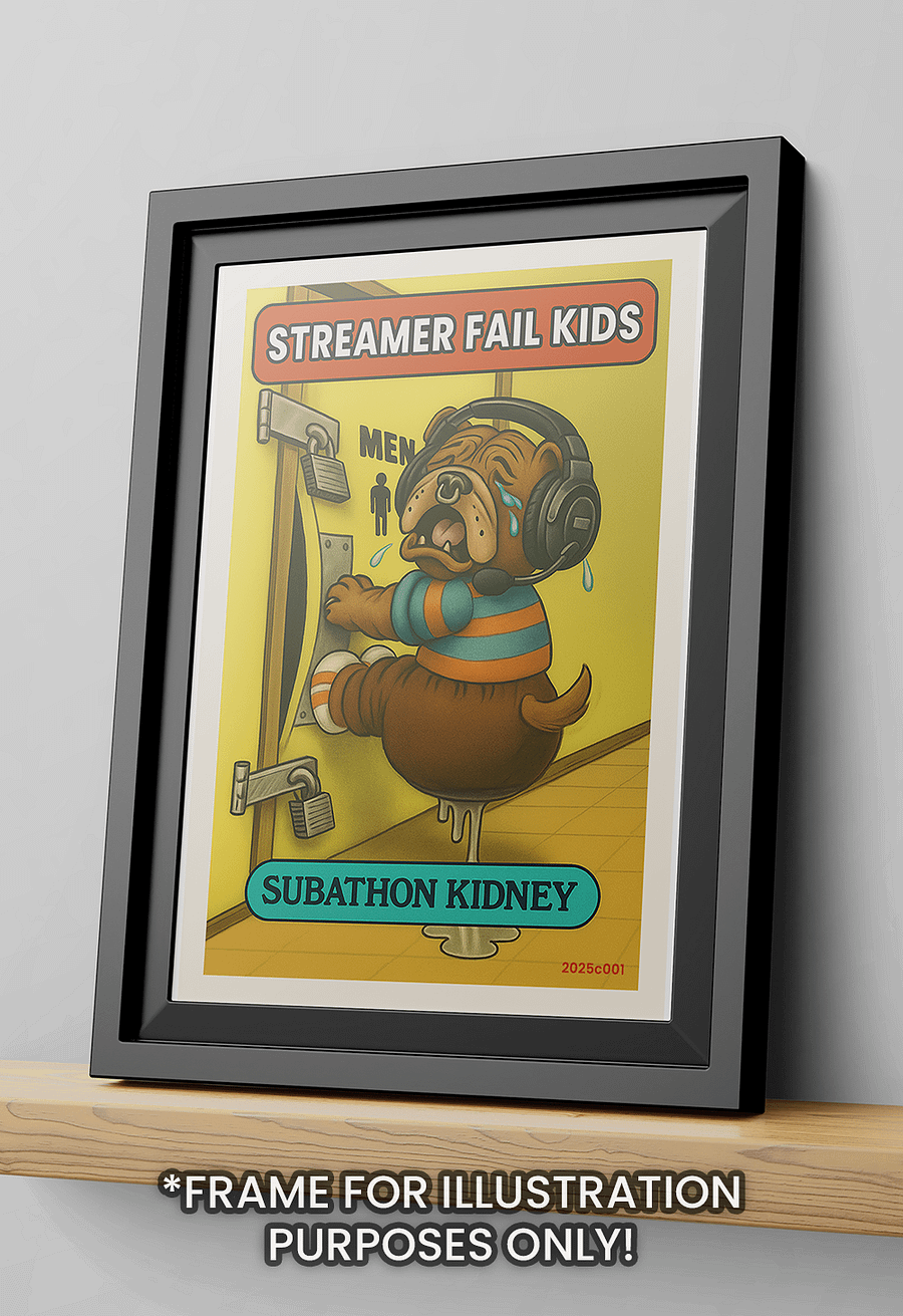 Streamer Fail Kids Posters – Funny Gamer Room Art – Matte or Glossy A4 Prints (1st Edition Designs 0-10) product image (3)