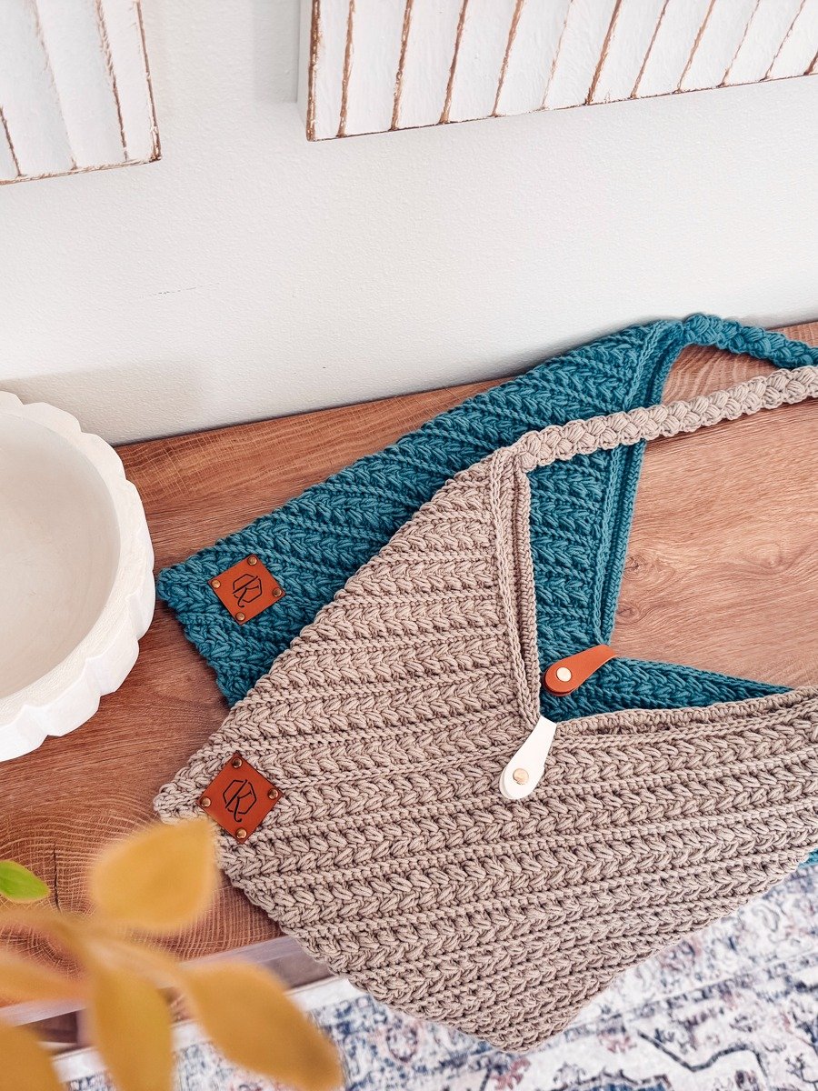 Wheat Stitch Crochet Bag Pattern (2 Sizes) product image (5)