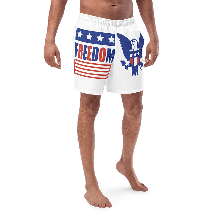 Patriotic Eagle Freedom Swim Trunks product image (1)