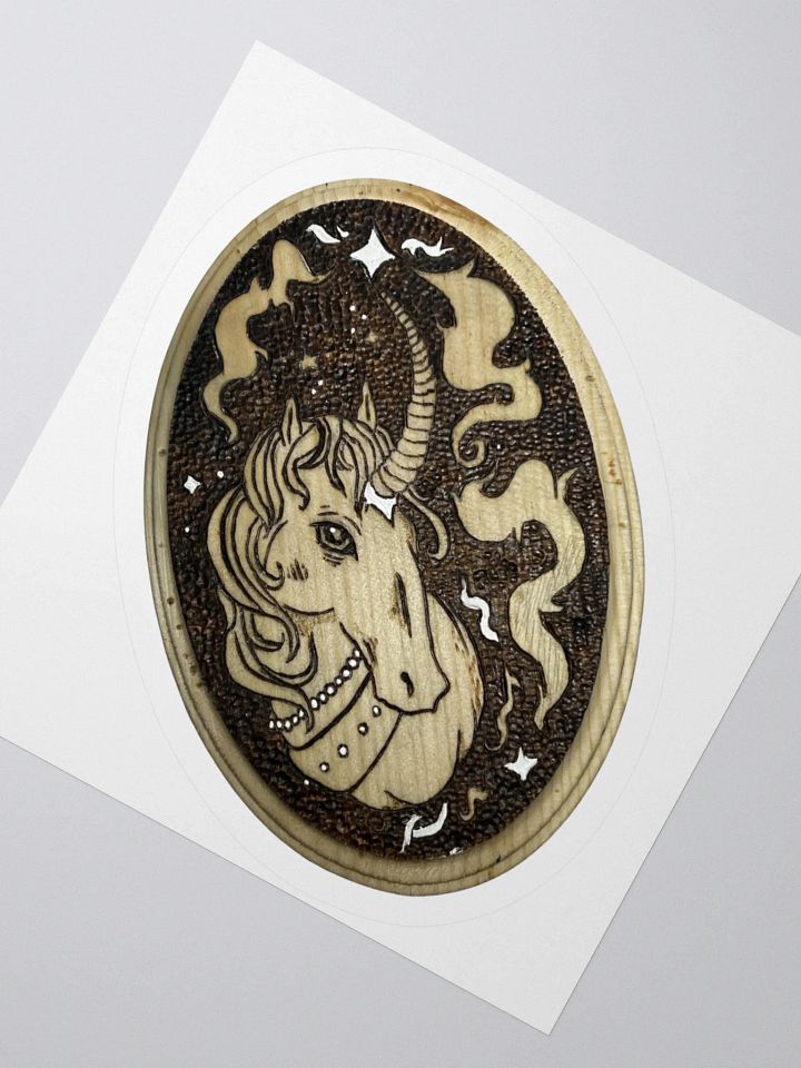 Unicorn Woodburn Sticker product image (5)