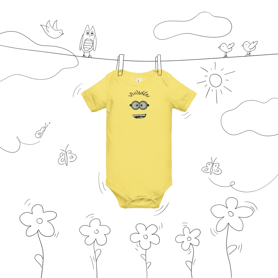 Minions Embroidered Baby Onesie product image (10)