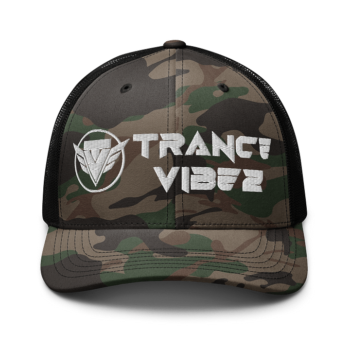 Trance Vibez Camo Trucker Cap product image (1)